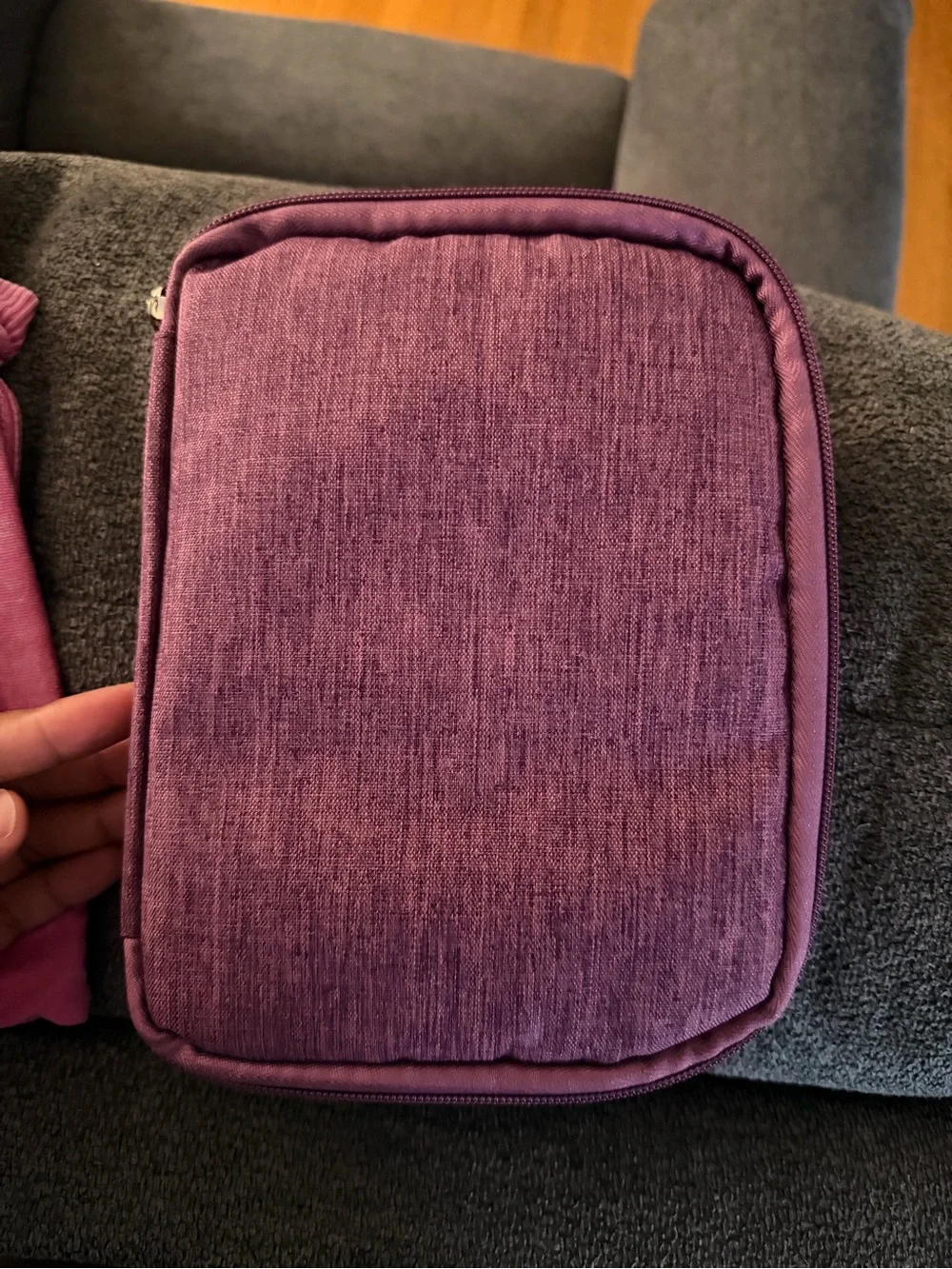 Purple watch band case